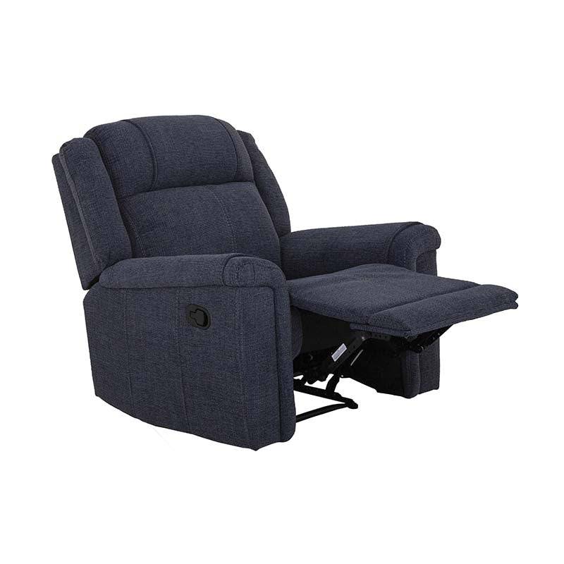 Sillón reclinable Imperial en color negro con diseño elegante, ideal para salón o sala de estar.