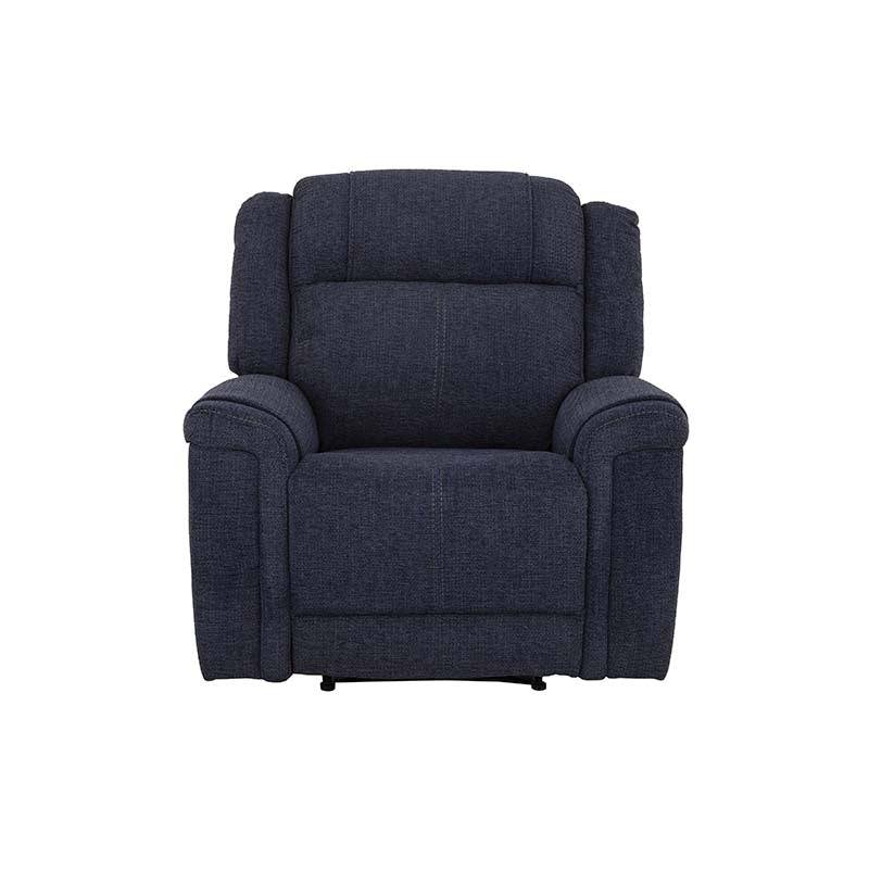 Sillón reclinable negro Imperial de deurope.com.mx, con respaldo cómodo y estructura moderna para sala o oficina.