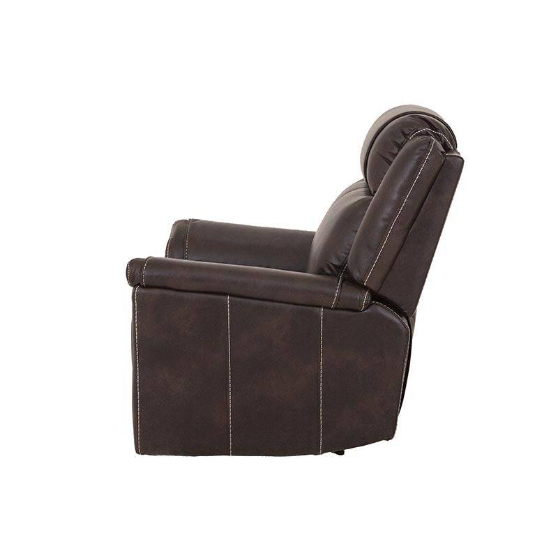 Sillón reclinable negro Imperial de deurope.com.mx, con estructura moderna y cómodo diseño para sala o oficina.