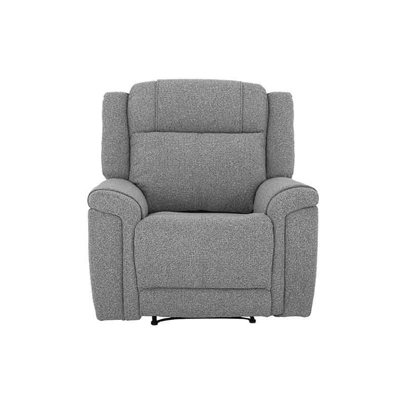 Sillón reclinable negro Imperial de Deurope.com.mx, con estructura moderna y cómodo diseño para salón o sala de estar.