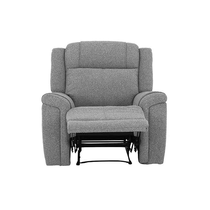 Sillón reclinable Imperial en color negro, diseño elegante y cómodo para sala o sala de estar.
