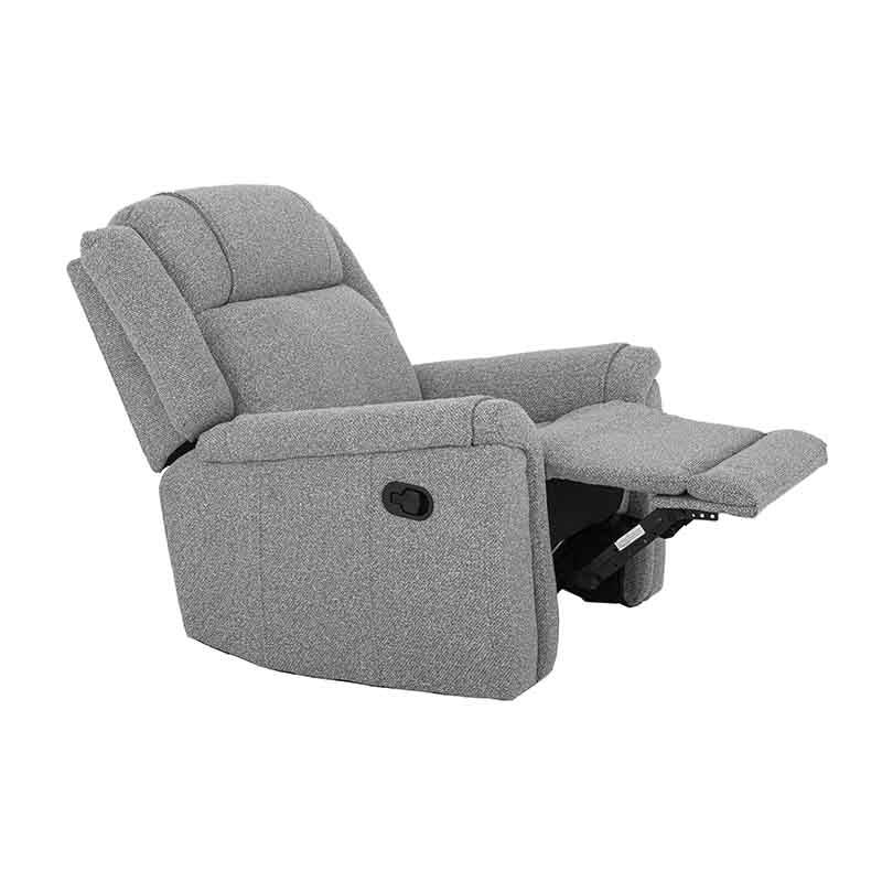 Sillón reclinable negro Imperial de deurope.com.mx, asiento cómodo y respaldo ajustable en un ambiente moderno.