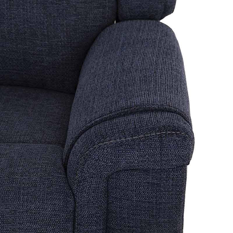 Sillón reclinable negro Imperial de deurope.com.mx, asiento cómodo y respaldo ajustable para descanso y relax.