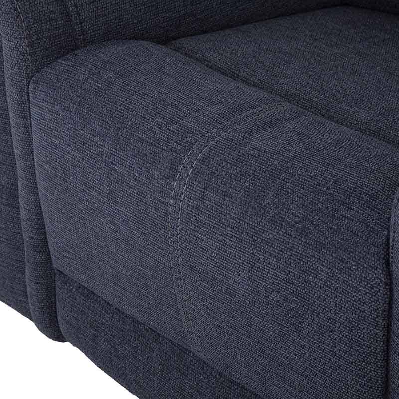 Sillón reclinable negro Imperial de Deurope.com.mx, asiento cómodo y respaldo ajustable en una sala moderna.