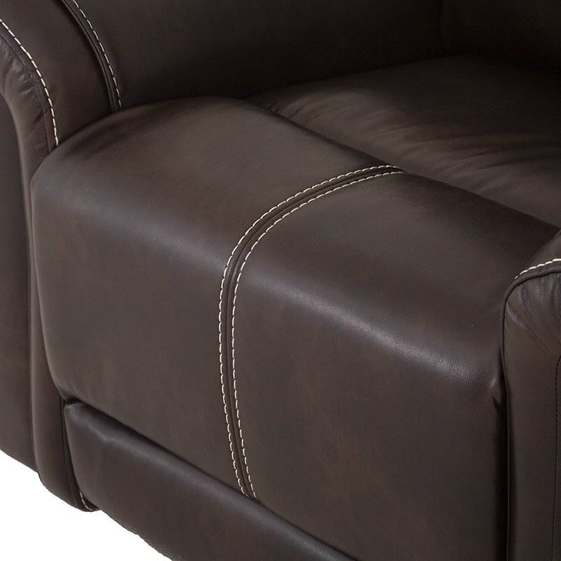 Sillón reclinable Imperial en color negro, con cojines cómodos y estructura moderna, ideal para sala de estar.