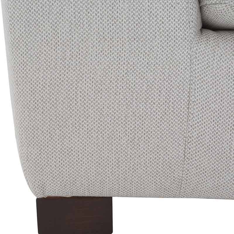 Juego de sala sofá y loveseat Sonny en tapiz de tela color marfil, estilo moderno y cómodo para el hogar.