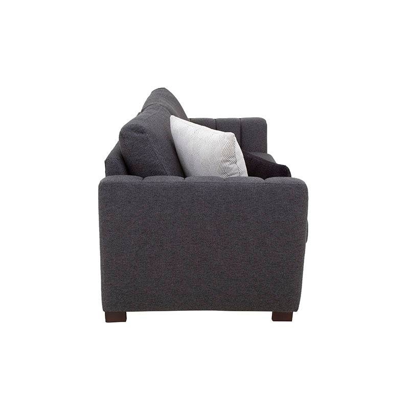 Sofá y loveseat Sonny de Deurope en tela color marfil, juego de sala con diseño moderno y cómodo para sala de estar.