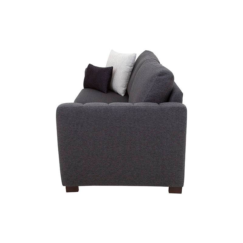 Sofá y loveseat Sonny en tela color marfil, juego de sala de Deurope, diseño cómodo y moderno para sala de estar.