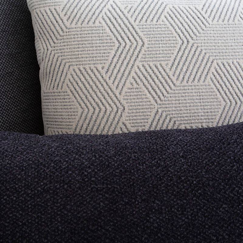 Sofá y loveseat Sonny en color marfil, juego de sala de tapiz de tela Victory, con cojines cómodos y diseño moderno.