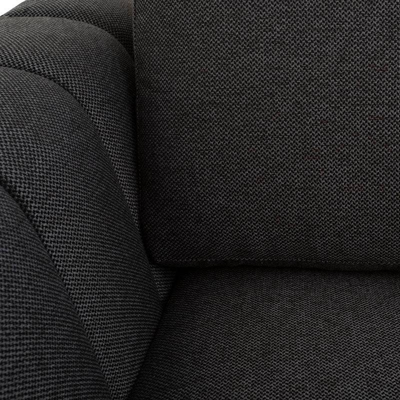 Sofá y loveseat Sonny en color marfil de tela, conjunto de sala de estilo moderno y cómodo para salón.