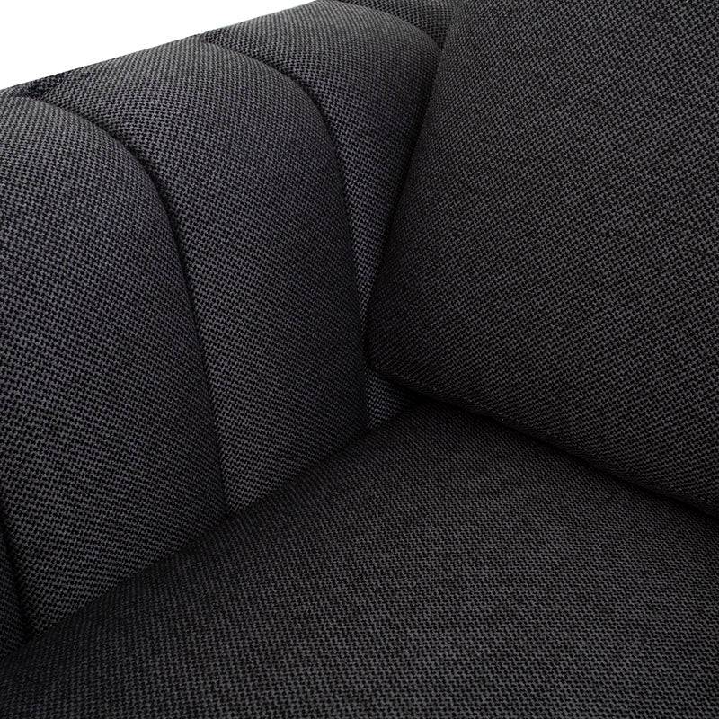 Sofá y loveseat Sonny de Deurope en tela marfil, juego de sala cómodo y elegante para salón moderno.