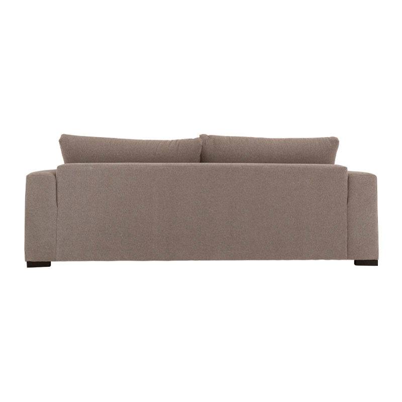 Sofá de sala Oporto de 2 piezas en color gris, con cojines decorativos y diseño moderno, para espacios cómodos y elegantes